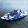 FloatHaven: Inflatable PVC Island for 6 - Persons - Homebound Essentials