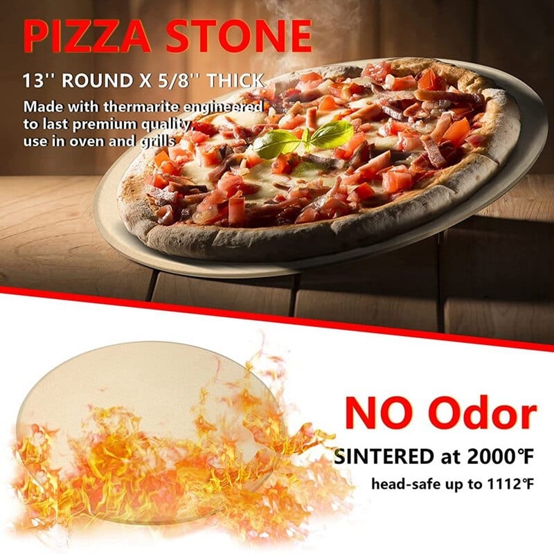 Foldable Metal Pizza Stone For Grill And Oven set - Homebound Essentials