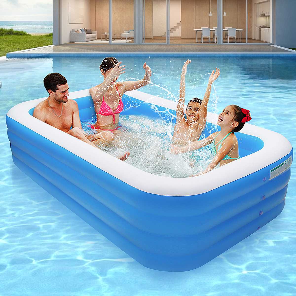 FunSplash Family Inflatable Pool - Homebound Essentials