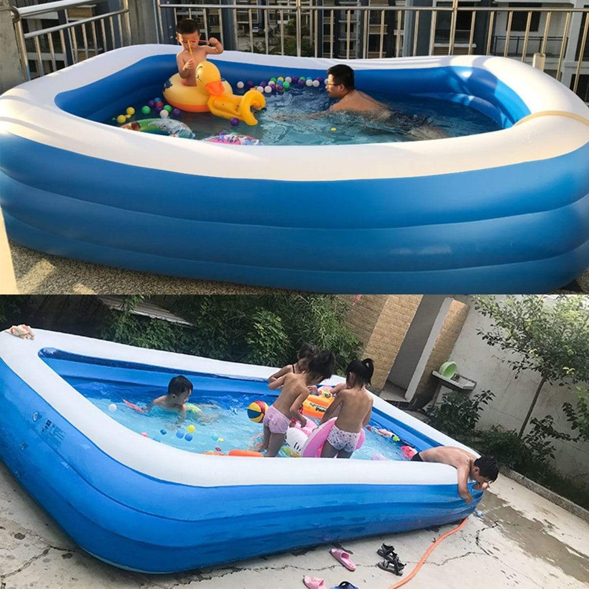 FunSplash Family Inflatable Pool - Homebound Essentials