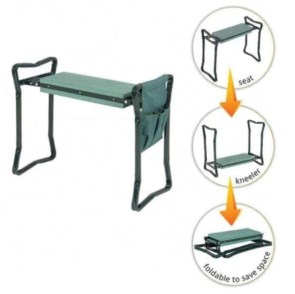 Gardener's Bench - Folding Ergonomic Kneeler Bench - Homebound Essentials