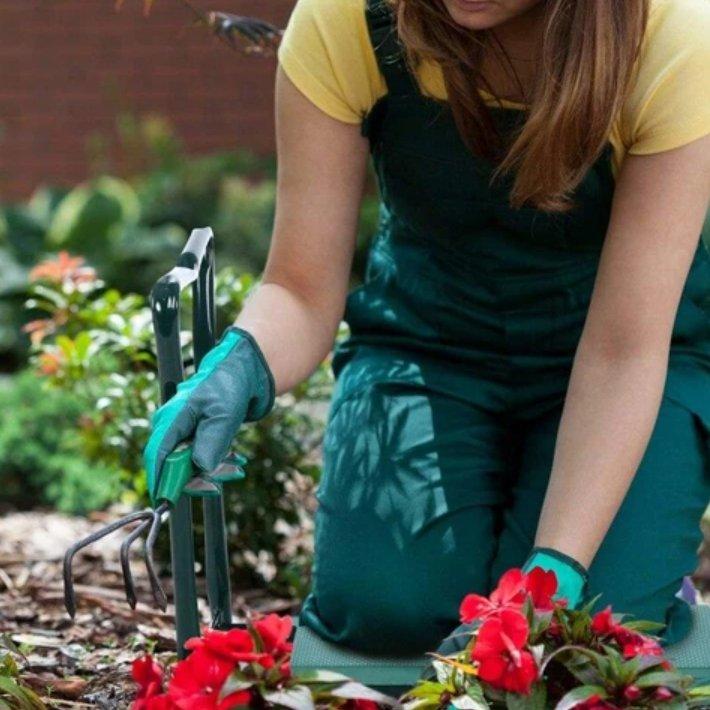 Gardener's Bench - Folding Ergonomic Kneeler Bench - Homebound Essentials