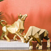 Geometric Bull Figurine - Homebound Essentials