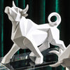 Geometric Bull Figurine - Homebound Essentials