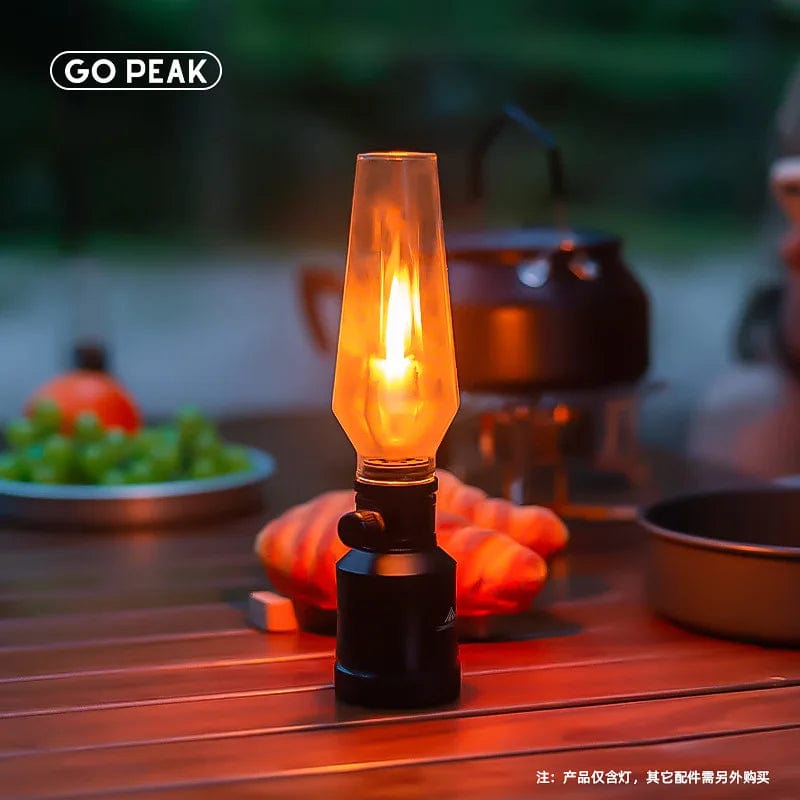 GoPeak SummitGlow Portable Gas Lantern - Illuminate Your Adventures Safely & Stylishly - Homebound Essentials