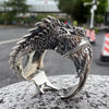 Gothic Punk Dragon Wing Ring - Adjustable Pterosaur Style Vintage Jewelry Gift - Homebound Essentials