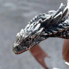 Gothic Punk Dragon Wing Ring - Adjustable Pterosaur Style Vintage Jewelry Gift - Homebound Essentials