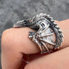 Gothic Punk Dragon Wing Ring - Adjustable Pterosaur Style Vintage Jewelry Gift - Homebound Essentials