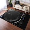 GrooveGuard: Large Realistic Vinyl Player Non - Slip Rug - Homebound Essentials