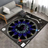 GrooveGuard: Large Realistic Vinyl Player Non - Slip Rug - Homebound Essentials