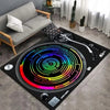 GrooveGuard: Large Realistic Vinyl Player Non - Slip Rug - Homebound Essentials