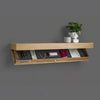 Hidden Shelf with Secret Compartment - Floating Wall Shelf with Concealed Storage for TV Remote & More - Homebound Essentials