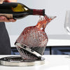 High - Grade Crystal Glass 360° Rotating Decanter – 1500ml Wine Dispenser & Aerator - Homebound Essentials