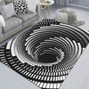 HomeBound Essentials 20 / 100x160cm 39x63 inch 3D Vortex Geometric Optical Illusion Living Room Carpet