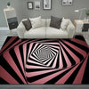 HomeBound Essentials 21 / 120x160cm 47x63 inch 3D Vortex Geometric Optical Illusion Living Room Carpet