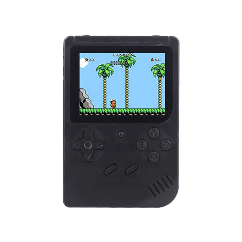 HomeBound Essentials Black 500 in 1 Portable Retro Handheld Gameboy Game Console 3.0 Inch LCD Screen