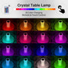 HomeBound Essentials Acrylic Crystal Diamond LED Crystal Table Lamp