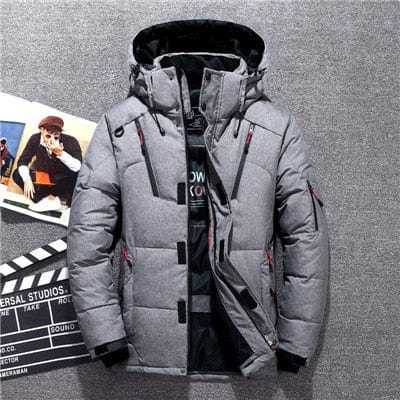 HomeBound Essentials Grey / M Arctic Elegance FeatherGuard Coat
