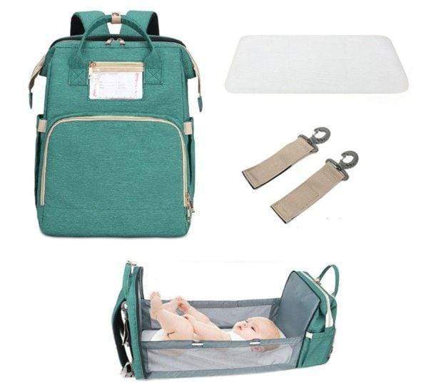 HomeBound Essentials Baby Diaper & Lounger Backpack