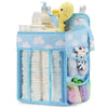 HomeBound Essentials Blue 26x20x47cm BabyCrib - Hanging Foldable Diaper Storage Bag Organizer