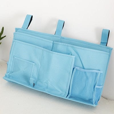 HomeBound Essentials Blue BabyCrib - Hanging Foldable Diaper Storage Bag Organizer
