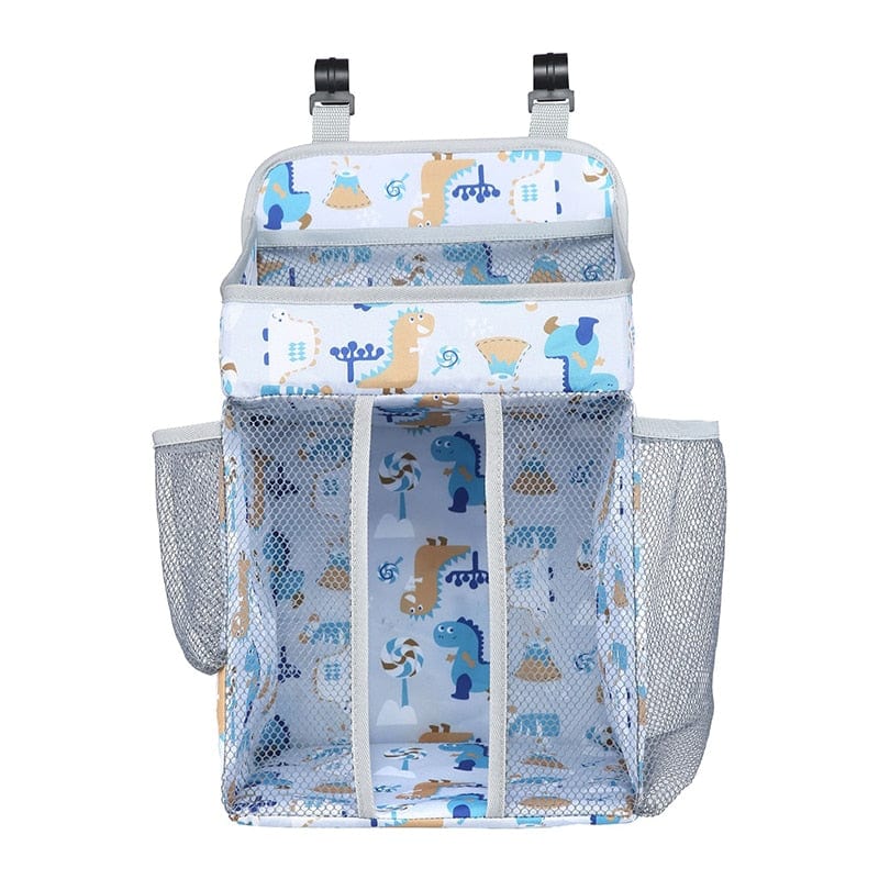 HomeBound Essentials Dinosaur 25x20x43cm BabyCrib - Hanging Foldable Diaper Storage Bag Organizer