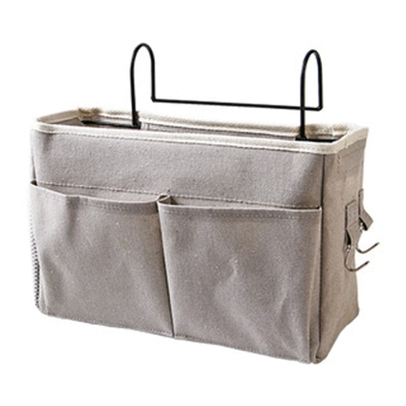 HomeBound Essentials Grey type 1 BabyCrib - Hanging Foldable Diaper Storage Bag Organizer