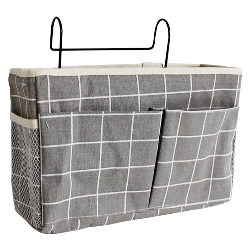 HomeBound Essentials Grey type 2 BabyCrib - Hanging Foldable Diaper Storage Bag Organizer