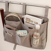 HomeBound Essentials Grey type 3 BabyCrib - Hanging Foldable Diaper Storage Bag Organizer