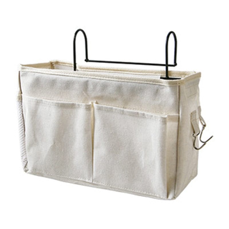HomeBound Essentials White type 1 BabyCrib - Hanging Foldable Diaper Storage Bag Organizer