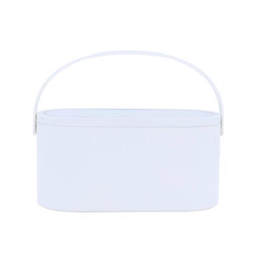 HomeBound Essentials Makeup Tools White BeautyBox  - Portable Makeup Case With LED Mirror