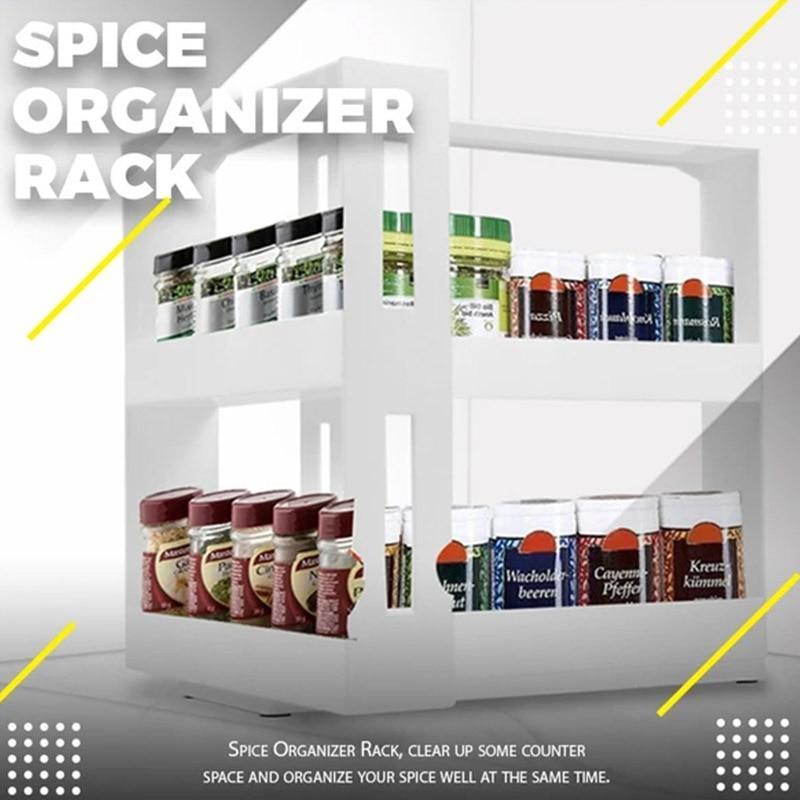 HomeBound Essentials storage BetterRack - Pull Out Rotating Spice Rack