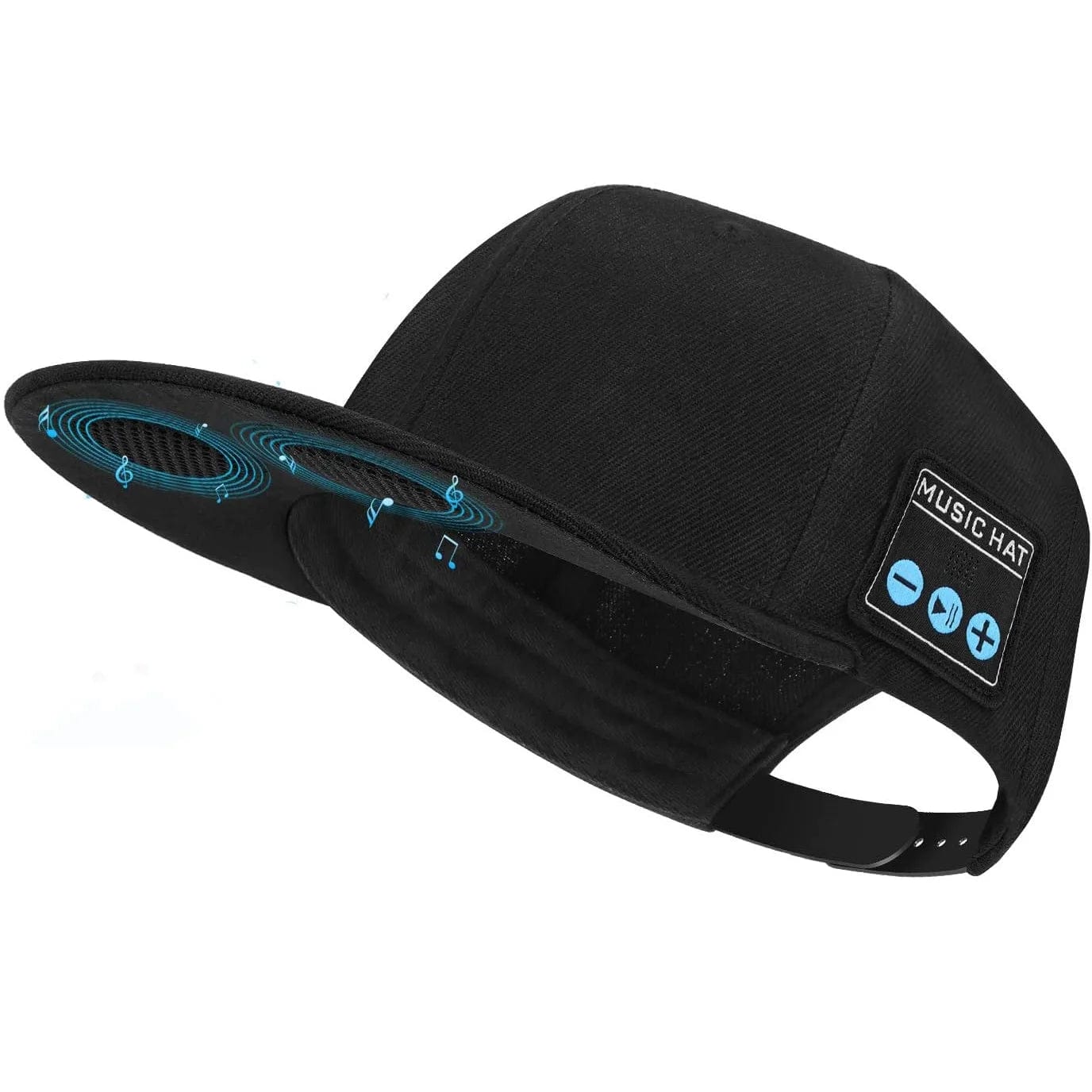 HomeBound Essentials Black / CHINA Bluetooth Speaker Baseball Cap - Adjustable Hat with Mic for Wireless Music and Calls