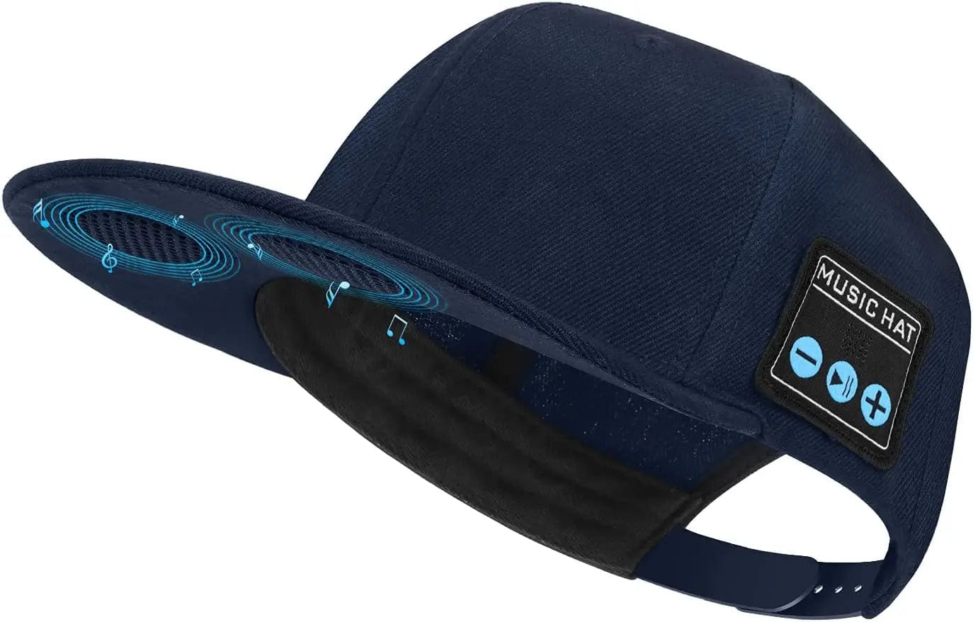 HomeBound Essentials Blue / CHINA Bluetooth Speaker Baseball Cap - Adjustable Hat with Mic for Wireless Music and Calls