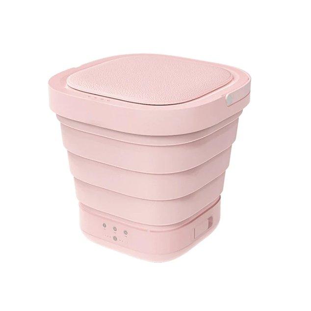 HomeBound Essentials Home Pink BucketWash - Turbo Folding Washing Machine Bucket