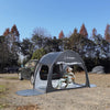 HomeBound Essentials Black CanvasWing-Car Rear Trek Extension Tent