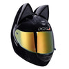HomeBound Essentials Black Alt / S CatEars - Stylish Detachable Cat-Ear Motorcycle Helmet