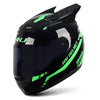 HomeBound Essentials Black Green / S CatEars - Stylish Detachable Cat-Ear Motorcycle Helmet