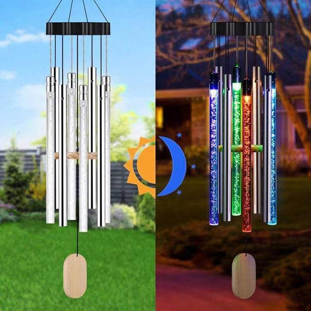 HomeBound Essentials Butterfly ChimeMagic - Solar Powered LED Windchimes