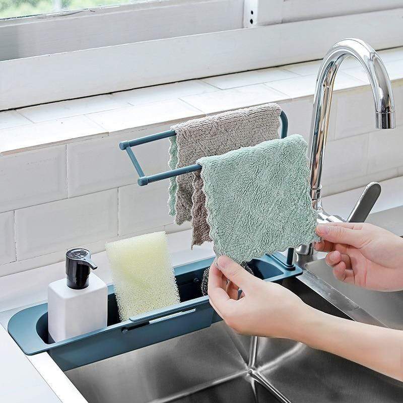 HomeBound Essentials Kitchen Appliances CleanSink - Fit All Telescopic Sink Storage Rack