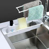 HomeBound Essentials Kitchen Appliances White CleanSink - Fit All Telescopic Sink Storage Rack