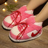 HomeBound Essentials Pink / 6 (28-31 cm in length) Comfy Jordan Plush Sneaker Slipper Dunks
