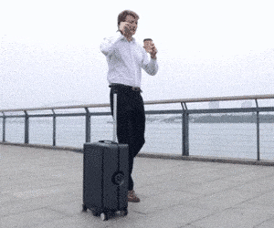 HomeBound Essentials CowaRobot - Smart Automated Business Travelling Suitcase
