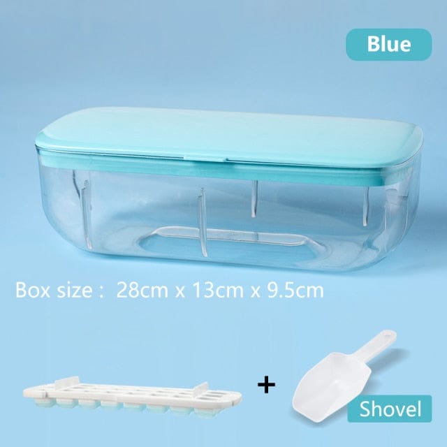 HomeBound Essentials Blue with 1 mold Creative Ice Cube Mould Tray