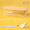 HomeBound Essentials Yellow with 1 mold Creative Ice Cube Mould Tray