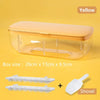 HomeBound Essentials Yellow with 2 mold Creative Ice Cube Mould Tray