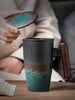 HomeBound Essentials Creative Retro Ceramic Large Chinese Design Tea Mug