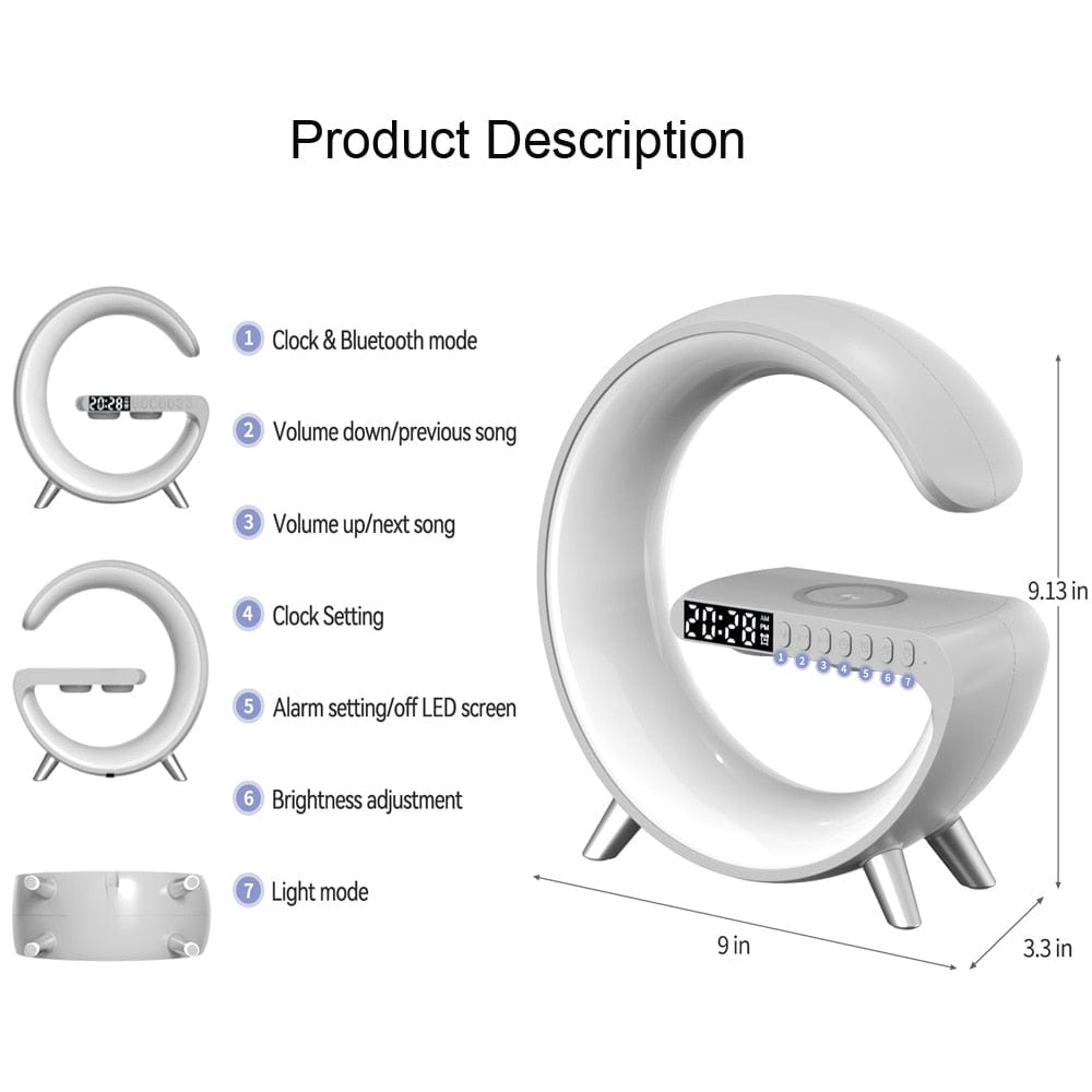 HomeBound Essentials Creative Smart Bluetooth G Night Lamp