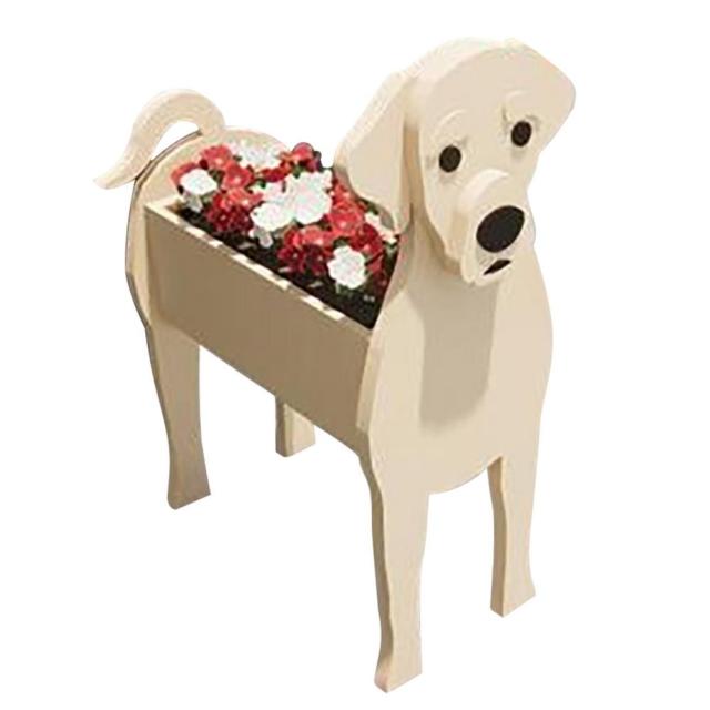 HomeBound Essentials Russell Cute Hand-made Dog-shaped Flower Pots Planter