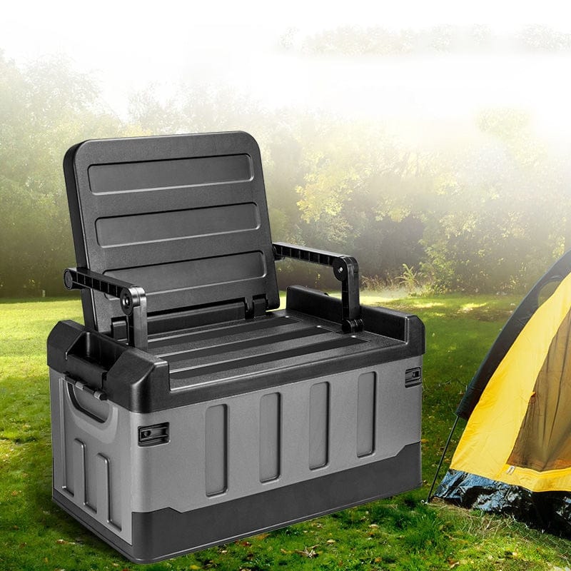 HomeBound Essentials Designer Outdoor Camping Folding Chair With Storage Box